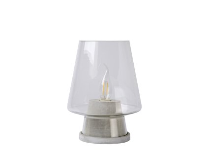 Lucide GLENN Table Lamp E14 D19 H25cm Grey Vint71543/01/36