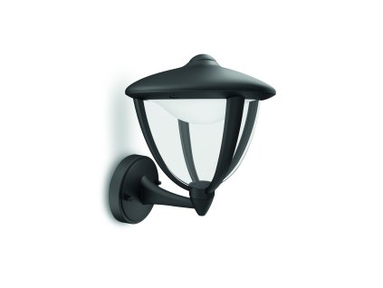 Massive-Philips Robin wall lantern black 1x4.5W 230V- 15470/30/16 nástenné svietidlo