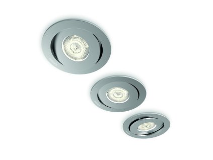 Massive - Philips Asterope recessed aluminium 3x4.5W SELV- 59183/48/16