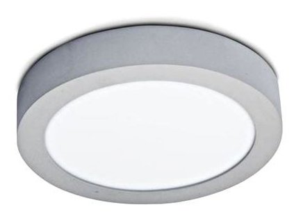 SCHRACK TECHNIK  LID13160  Plano Round LED, pris., strop, kruh.,15W,4000K,1118lm,IP40,šedá