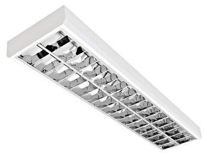 SCHRACK TECHNIK LI90000009  Salena SARH 2 T8 ECO, 2x58W, ECG, IP20, white