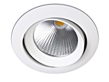 SCHRACK TECHNIK LID13175  Ina-A 1 LED Spot, 12W, 3000K, 720lm, 24°, IP20, white