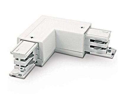 SLV Technik LID10845 3-fázová spojka, rohová, PE vľavo, šedá