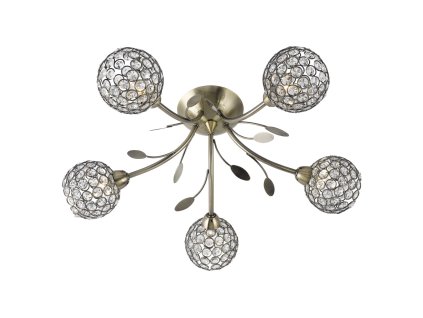 Searchlight 6575-5AB BELLIS II Stropné svietidlo