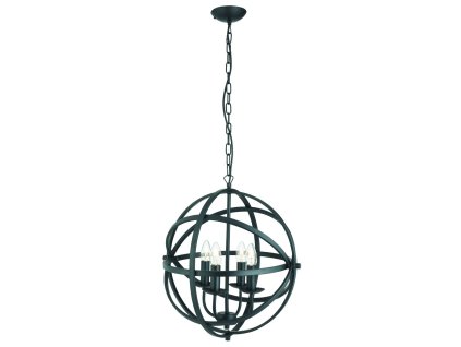 Searchlight 2474-4BK Orbit Závesné svietidlo