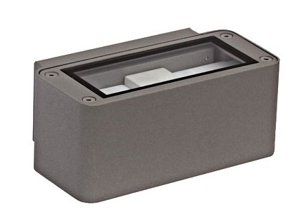 SLV Tehnik LID13055  Pella LED, prisadené, nástenné, 4x3W, 3000K, IP54, šedé