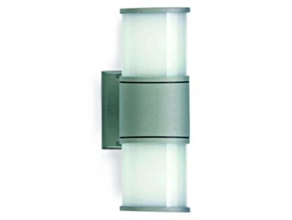 SLV Tehnik LID11590  Jamba-WL2, nástenné, prisadené, E27, 2x20W, IP54, šedé