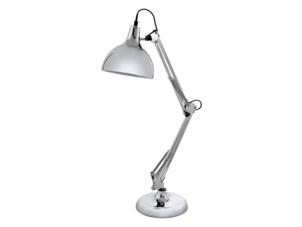 94702 EGLO TL/1 E27 CHROM BORGILLIO stolná lampa