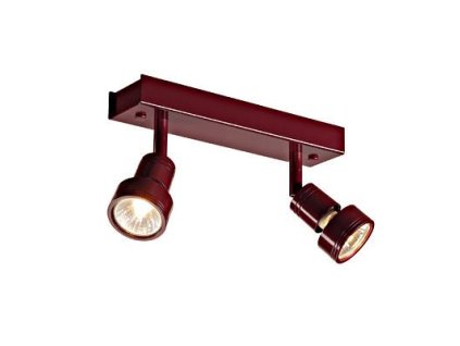 SLV Technik LI147376  PURI 2 ceiling luminaire, 2xGU10, with Decoring, ruby