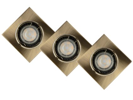 Lucide 11002/15/03 Spot Built-in Square LED 3xGU10/5W 3000K