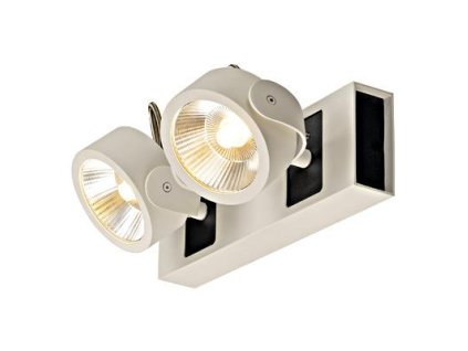 Schrack Technik LI147611  KALU LED 2 Wall- & ceiling luminaire 2x10W 3000K white/black