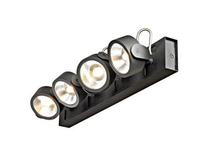 Schrack Technik LI147630  KALU LED 4 long Wall-& ceiling luminaire 4x10W 3000K, black