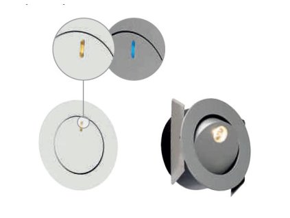 Schrack Technik LI146382  GILALED, Svietidlo zapustené do steny