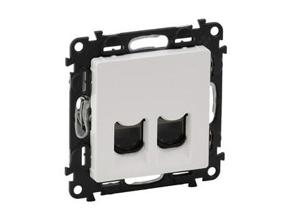 Legrand Valena Life - Zásuvka 2x RJ45 Cat.5e UTP, biela- 753141