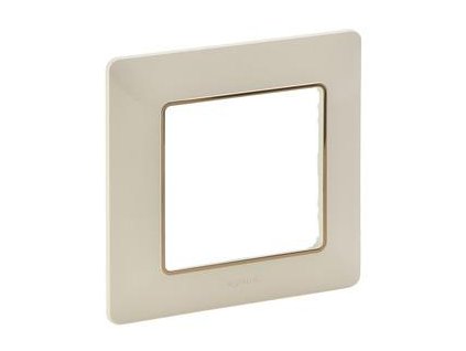 Legrand Valena Life - Jednoduchý rámik, béžová/zlato - 754061