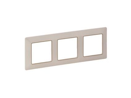 Legrand Valena Life - Trojnásobný rámik, béžová/zlato - 754063
