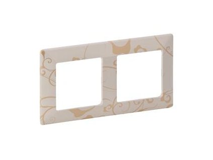 Legrand Valena Life - Dvojnásobný rámik, béžová graph - 754112