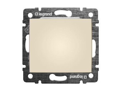 Legrand Valena - Tlačidlo - 10A - 250V, béžová - 774311