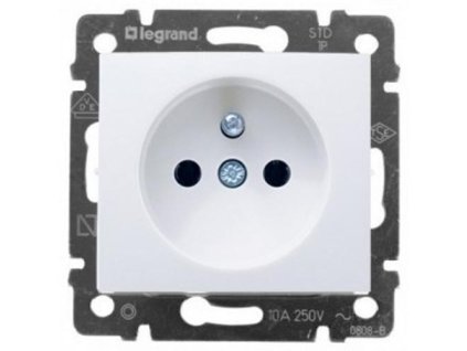 Legrand Valena Life - Zásuvka 2P s prepäťovou ochranou III. st., biela - S74396