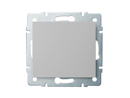Kanlux LOGI 25187 Tlačítko 10AX - 250V~,strieborný