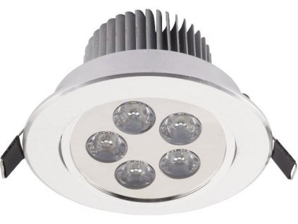 Nowodvorski 6822 DOWNLIGHT LED 5W SILVER, vstavané svietidlo