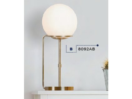 Searchlight EU8092AB Sphere, Stolové svietidlo