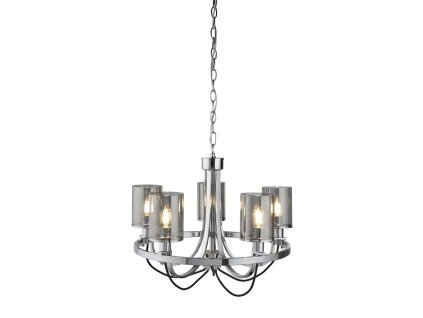 Searchlight 9045-5CC Catalina Závesné svietidlo