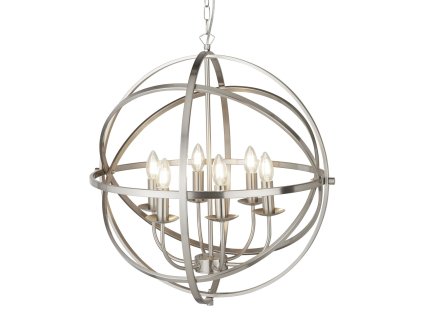 Searchlight 2476-6SS Orbit Závesné svietidlo