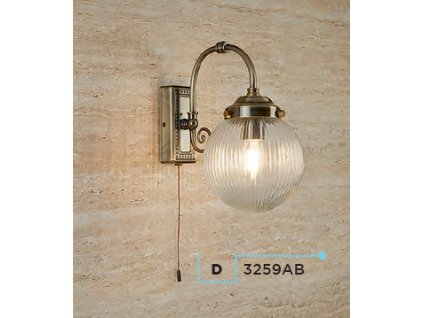 Searchlight 3259AB Belvue, Nástenné svietidlo