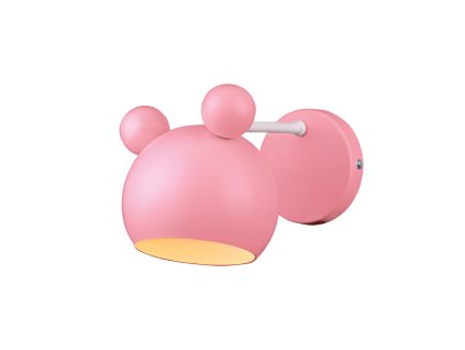ELMARK 955MICKEY1W/P MICKEY PINK Nástenné svietidlo