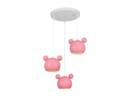 Elmark 955MICKEY3/P MICKEY PINK Závesné svietidlo