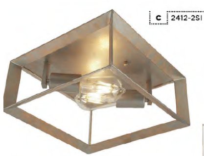 Searchlight 2412-2SI HEATON, Stropné svietidlo