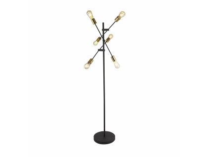 Searchlight  EU8076-6BK ARMSTRONG, Stojanové svietidlo