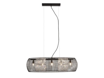 Searchlight 9095-5BK Cage, závesné svietidlo