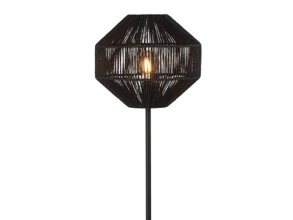 Searchlight EU11202-1BK WICKER Stojanové svietidlo