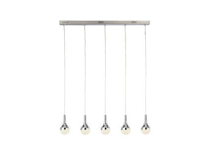 Searchlight 5855-5CC WAVE TEARDROP Závesné svietidlo