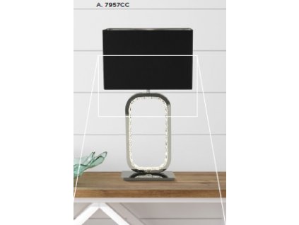 Searchlight EU7957CC AURA Stolové svietidlo