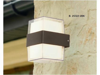 Searchlight 25122-2BK OUTDOOR Vonkajšie nástenné svietidlo