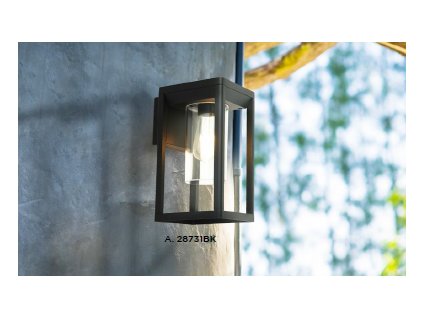 Searchlight 28731BK OUTDOOR, Vonkajšie nástenné svietidlo