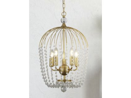 SEARCHLIGHT 30216-5GO SHOWER Závesné svietidlo