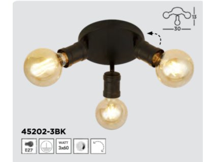 SEARCHLIGHT 45202-3BK Dance Spot