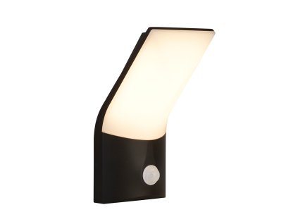 SEARCHLIGHT 58321BK Copenhagen Vonkajšie nástenné svietidlo so senzorom