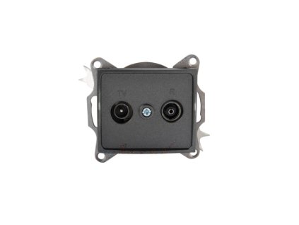 Kanlux 25277 LOGI Zásuvka TV-R priebežná Grafit