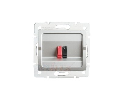 Kanlux 25232 LOGI Reproduktorová zásuvka samostatná Strieborná