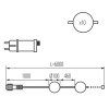 Kanlux 38031 STONO MILK GRL 6M LED