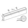 Kanlux 37237 NEON LED12W/M IP65-BL
