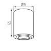 Kanlux 22558 BORD DLP-50-SR/B