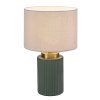 zelena stolova lampa