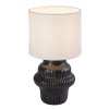 Stolná lampa Rabalux Glimo 74058 – čierna keramická základňa