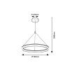 72478 vnútorné LED závesné svietidlo